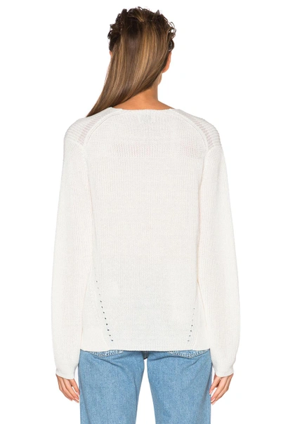 Shop Acne Studios Deborah Chunky Sweater In White