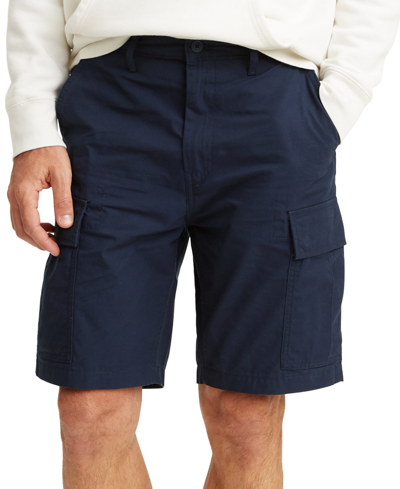 Shop Levi's Men's Big And Tall Loose Fit Carrier Cargo Shorts In Blue