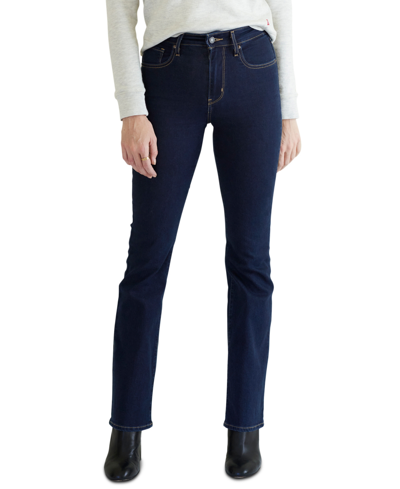 Shop Levi's 725 High-waist Bootcut Jeans In Blue