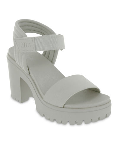 Shop Mia Women's Ivelisse Sandals Women's Shoes In Ivory/cream