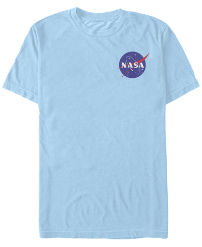 Shop Fifth Sun Nasa Men's Logo Short Sleeve T- Shirt In Blue