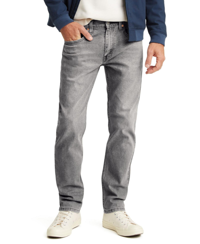 Shop Levi's Men's Big & Tall 502 Flex Taper Stretch Jeans In Gray