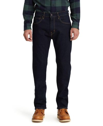 Shop Levi's Men's 505 Regular Fit Workwear Stretch Jeans In Blue