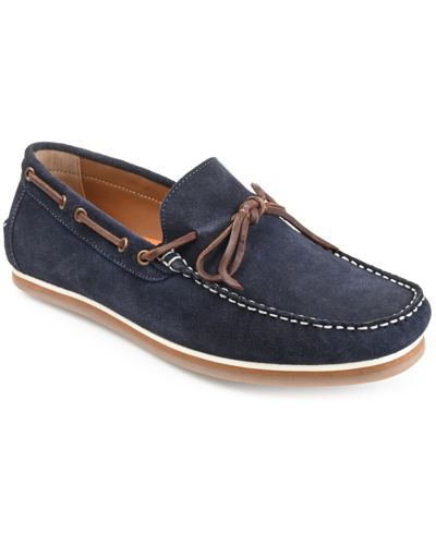 Shop Thomas & Vine Men's Sadler Moccasin Loafers Men's Shoes In Blue