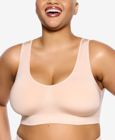 Shop Paramour Women's Body Smooth Seamless Bralette In Pink
