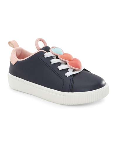 Shop Carter's Toddler Girls Tryptic Casual Sneakers In Blue