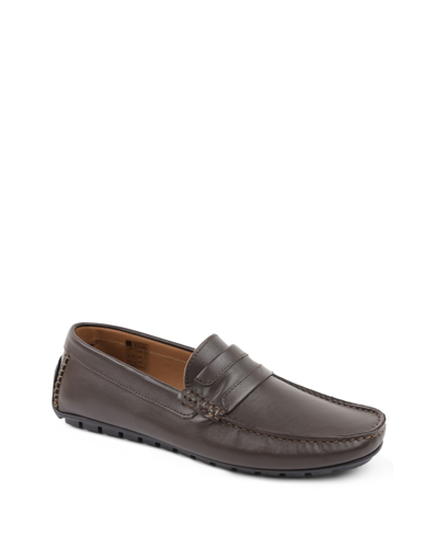 Shop Bruno Magli Men's Xeleste Penny Loafer Men's Shoes In Brown
