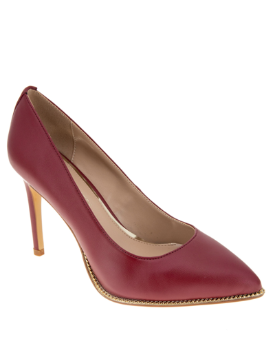 Shop Bcbgeneration Women's Harlia Pointy Toe Pump Women's Shoes In Red
