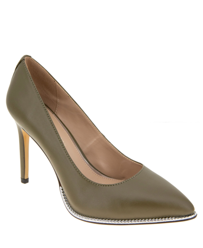 Shop Bcbgeneration Women's Harlia Pointy Toe Pump Women's Shoes In Green