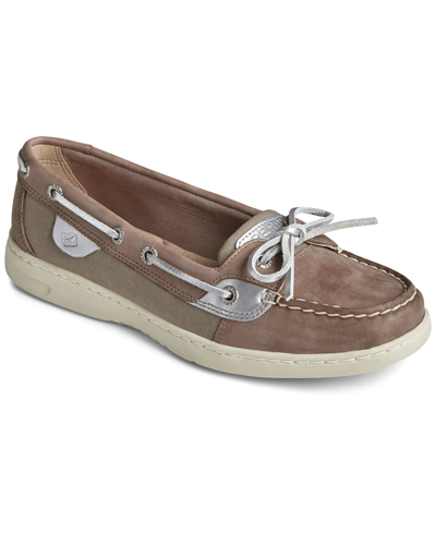 Shop Sperry Women's Angelfish Boat Shoe, Created For Macy's Women's Shoes In White