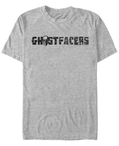 Shop Fifth Sun Men's Supernatural Ghostface's Logo Short Sleeve T-shirt In Gray