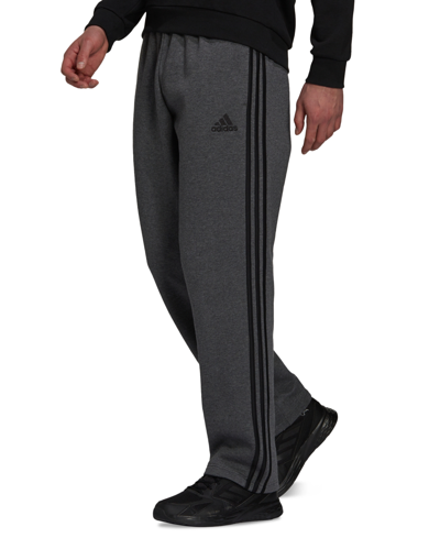 Shop Adidas Originals Adidas Men's Fleece Track Pants In Gray