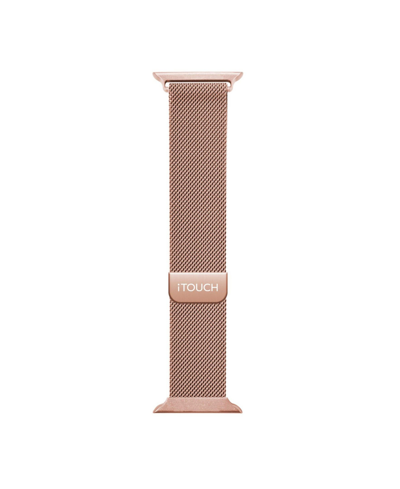 Shop Itouch Air 3 And Sport 3 Extra Interchangeable Strap Narrow Rose Gold Mesh, 40mm In Pink