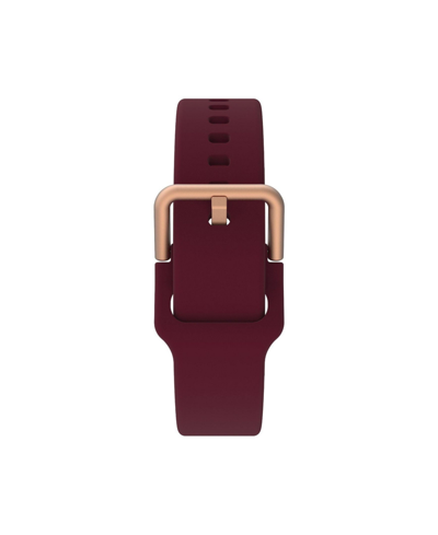 Shop Itouch Air 3 And Sport 3 Extra Interchangeable Strap Merlot Silicone, 40mm In Red