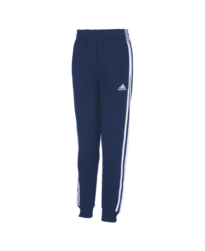 Shop Adidas Originals Big Boys Plus Size Iconic Tricot Jogger Pants In Blue