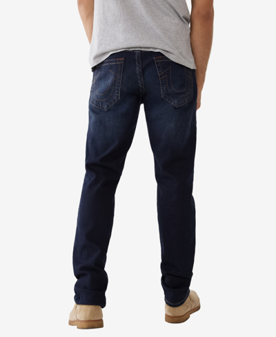 Shop True Religion Men's Geno Slim Fit 3d Whickering Stretch Jeans In Blue