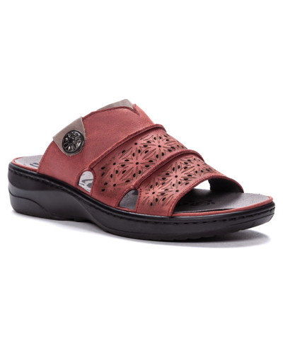 Shop Propét Women's Gertie Slide Sandals Women's Shoes In Red