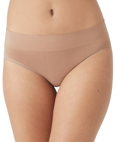 Shop Wacoal Women's Feeling Flexible Hipster Underwear 874332 In Tan/beige