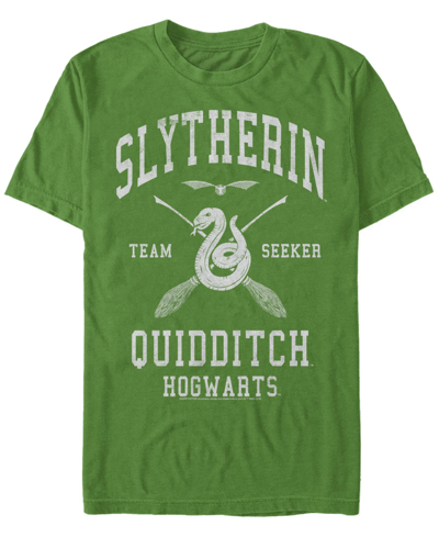 Shop Fifth Sun Men's Slytherin Seeker Short Sleeve Crew T-shirt In Green