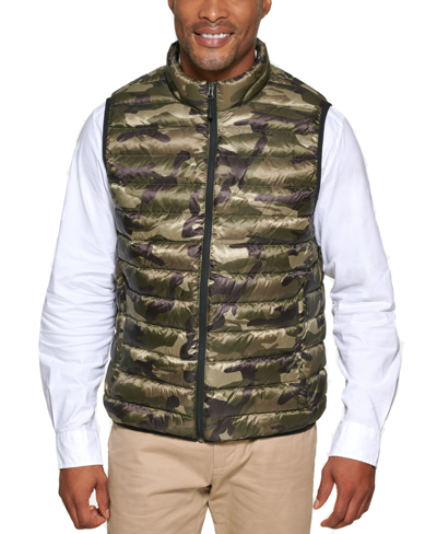 Shop Club Room Men's Down Packable Vest, Created For Macy's In Multi