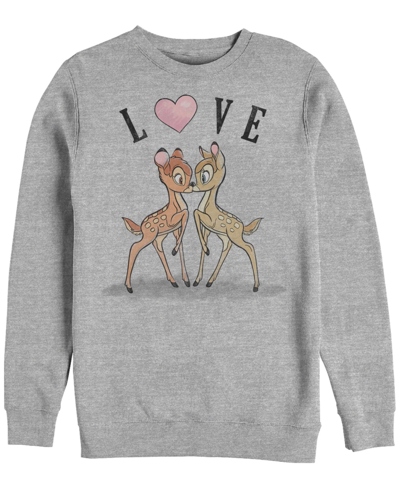 Shop Fifth Sun Men's Bambi Love Long Sleeve T-shirt In Gray