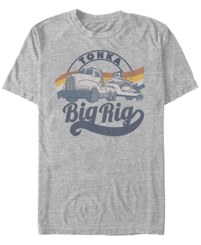Shop Fifth Sun Men's Big Rig Retro Short Sleeve Crew T-shirt In Gray
