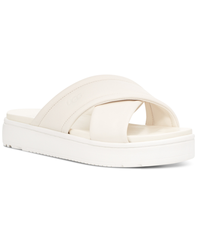 Shop Ugg Zayne Crossband Sandals In White