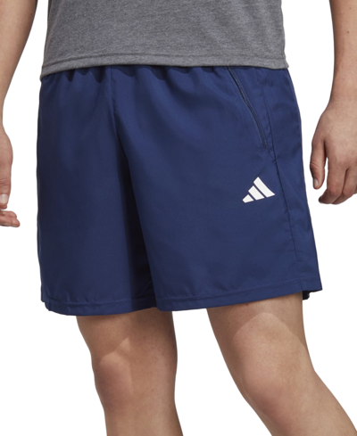 Shop Adidas Originals Adidas Men's Essentials Training Shorts In Blue