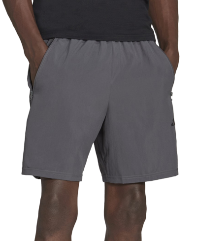 Shop Adidas Originals Adidas Men's Essentials Training Shorts In Gray