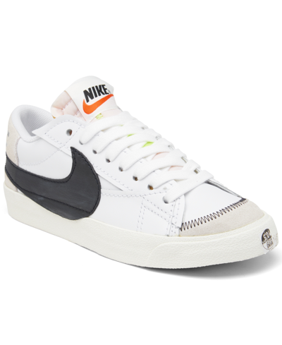Shop Nike Men's Blazer Low 77 Jumbo Casual Sneakers From Finish Line In Multi