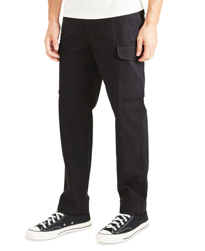 Shop Dockers Men's Alpha Tapered-fit Cargo Pants In Black