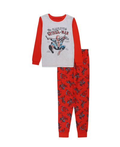 Shop Ame Big Boys Marvel Pajamas, 2 Piece Set In Multi