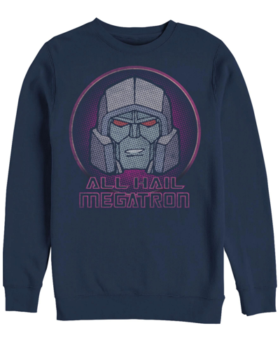 Shop Fifth Sun Men's Transformers Generations All Hail Megatron Fleece Sweatshirt In Blue