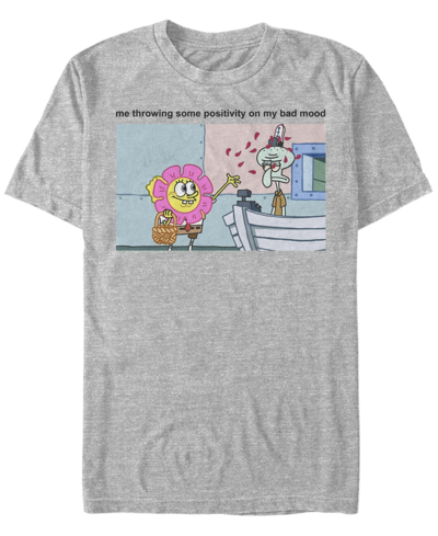 Shop Fifth Sun Men's Positivity Meme Short Sleeve Crew T-shirt In Gray