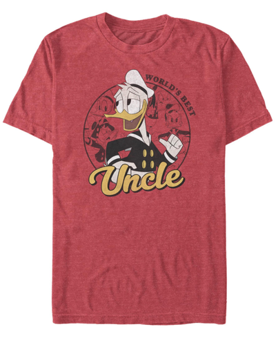 Shop Fifth Sun Men's Duck Tales Donald Duck Uncle Short Sleeve T-shirt In Red
