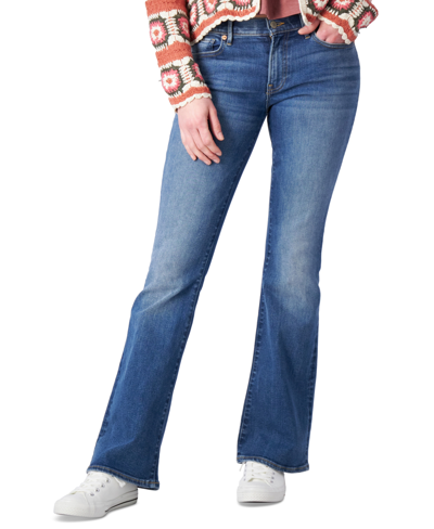 Shop Lucky Brand Women's Something Sweet Mid-rise Flared Jeans In Blue