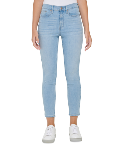 Shop Calvin Klein Jeans Est.1978 Women's Whisper Soft Skinny Jeans In Blue