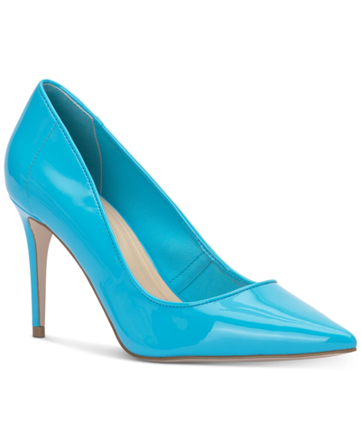 Shop Jessica Simpson Women's Setria Pointed-toe Slip-on Pumps Women's Shoes In Blue