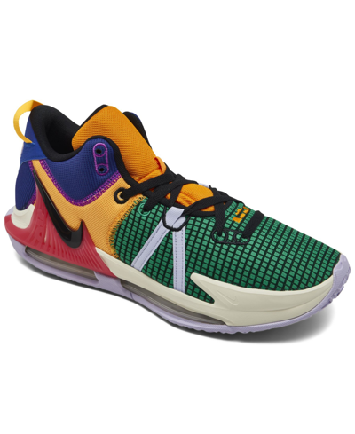 Shop Nike Men's Lebron Witness 7 Basketball Sneakers From Finish Line In Multi