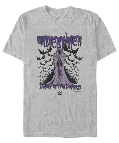 Shop Fifth Sun Men's Wwe Undertaker Deliver Us Short Sleeve T-shirt In Gray