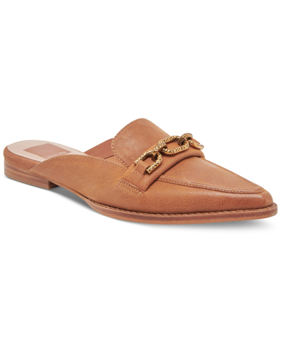 Shop Dolce Vita Women's Sidon Mule Loafer Flats Women's Shoes In Brown