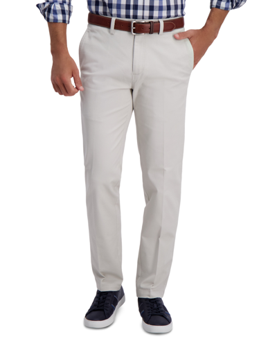 Shop Haggar Men's Premium Comfort Classic-fit Stretch Dress Pants In Tan/beige