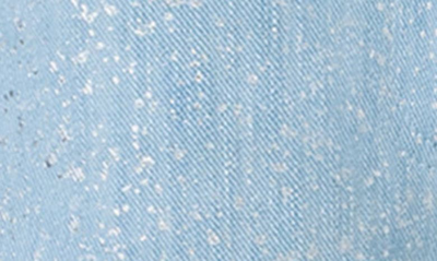 Shop Akris Punto Cali Sparkle Stretch Denim Bootcut Jeans In Pale Blue Denim