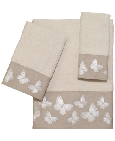 Shop Avanti Yara Bath Towel Bedding In Ivory/cream