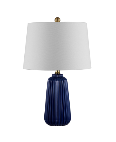 Shop Safavieh Sawyer Table Lamp In Blue