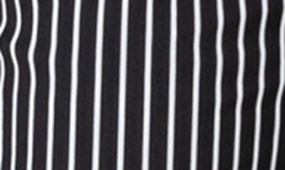 Akris Punto Pinstripe Jacquard Cotton Blend Blazer In 093 Black-cream
