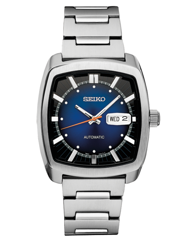 Shop Seiko Men's Automatic Recraft Series Stainless Steel Bracelet Watch 40mm In White