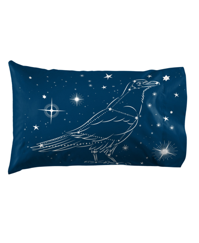 Shop Harry Potter Raven Stars Pillowcase, Standard Bedding In Multi