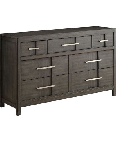 Shop Furniture Of America Dru 7-drawer Dresser In Gray
