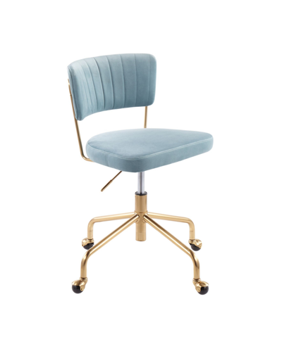 Shop Lumisource Tania Task Chair In Blue